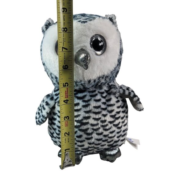 Scent Sations Spotted Owl Plush Gray 9" Silver Eyes Lightly Scented Aromatherapy - Picture 11 of 12